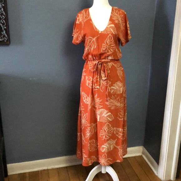 sienna orange dress
